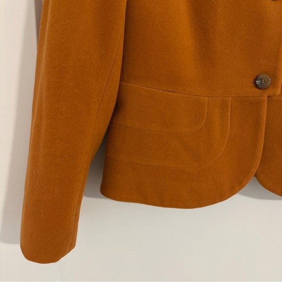 Anne Klein Women's Burnt Orange Wool Blazer Size 8 Women’s - Picture 2 of 9